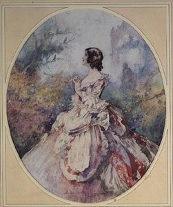 Hudba, cca 1920 (akvarel) od Charles Robinson