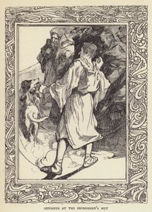Odysseus na chatě Swineherds od Sir John Charles Robinson