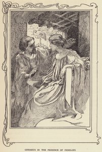 Odysseus v přítomnosti Penelope