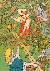 Sbírání ovoce, 1912