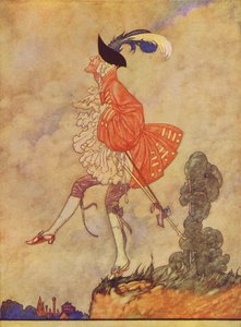 Pýcha předchází pád (barevná litografie) od Charles Robinson