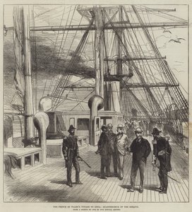 Cesta prince z Walesu do Indie, Quarter-Deck of the Serapis