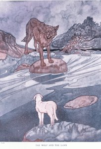 Vlk a beránek, 30. léta 20. století od Charles Robinson