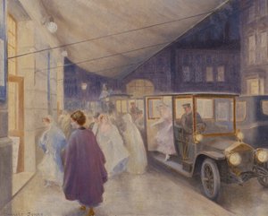 Příjezd do Opery od Charles Robinson Sykes