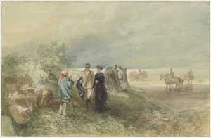 Na pobřeží Zuiderzee od Charles Rochussen