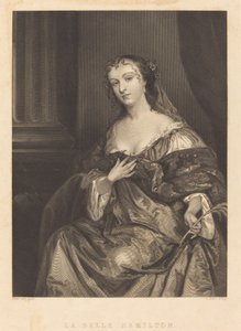 Krásný Hamilton od Charles Rolls after Sir Peter Lely