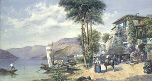 Luvino, jezero Maggiore od Charles Rowbotham
