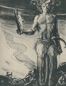 Plakát k Thomasi Hardymu The Dynasts, 1919