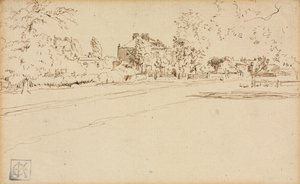 Dům v Hammersmith. od Charles Samuel Keene
