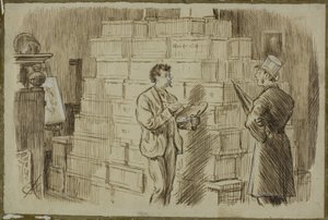 Ve studiu od Charles Samuel Keene
