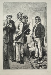 Naše vánoční krůta, pane Bobsby Concerned od Charles Samuel Keene
