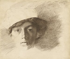 Autoportrét od Charles Samuel Keene