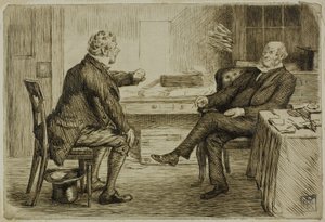 Advokát a klient od Charles Samuel Keene