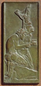 Nymph and Satyr, cca 1930 (bronz) (viz také 165266)