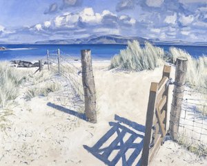 Brána na severní pláž, 2013 (olej na plátně) od Charles Simpson