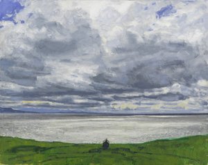 Severozápadní pobřeží, 2017 (olej na plátně) od Charles Simpson