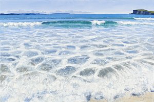 Oldshoremore Sea, 2010 (olej na plátně) od Charles Simpson