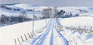 Sníh, Newhall, 2010 (olej na plátně) od Charles Simpson