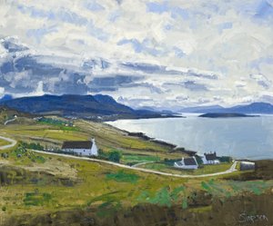 K Ben Mor Coigach, 2011 (olej na plátně) od Charles Simpson