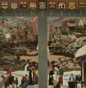 Oběť, kolem roku 1918 (olej)