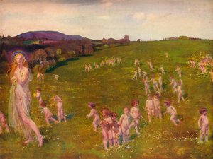Příchod jara, 1913 od Charles Sims
