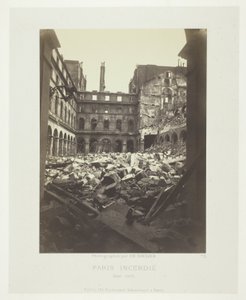 Paris Fire (vnitřek ministerstva financí) od Charles Soulier