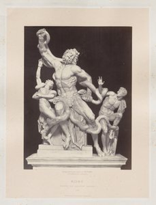 Řím: Laocoon Vatican Group, c. 1860.