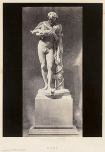 Silenus Holding the Child Dionýsos, Louvre Museum, Paris, c. 60. léta 19. století.