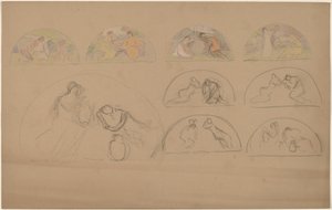 Studie pro Lunety od Charles Sprague Pearce