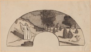 Studie na oblouk od Charles Sprague Pearce