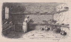A Dairy, od Le Magasin Pittoresque, ca. 1852.