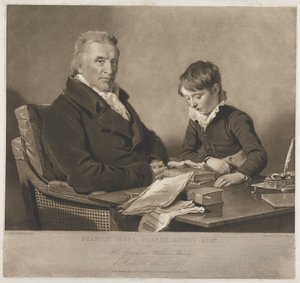 Francis Noel Clark Mundy a jeho vnuk William od Charles Turner