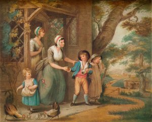 Chodit do školy, c19. století od Charles Turner