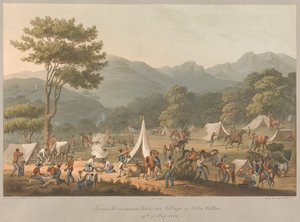 10. oddíl tábořil pod vesnicí Vila Velha, 19. května 1811