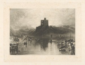 Hrad Norham, na řece Tweed od Charles Turner