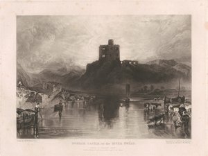 Hrad Norham u řeky Tweed od Charles Turner