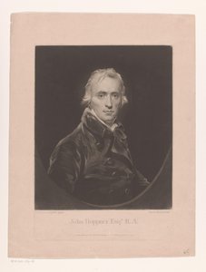 Portrét van Johna Hoppnera John Hoppner Esqr. R.A. (název na objektu) od Charles Turner