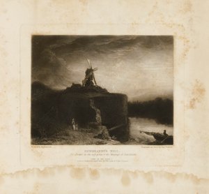 Rembrandtův mlýn od Charles Turner