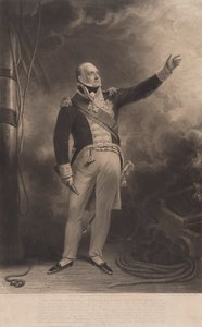 Pravý čestný Edward Lord Viscount Exmouth od Charles Turner
