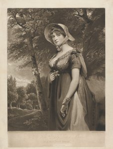 Ctihodná lady Louisa Mannersová v selském oděvu od Charles Turner