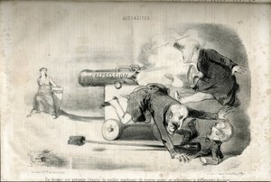 Ilustrace Charles Vernier (? -1887) v Le Charivari od Charles Vernier