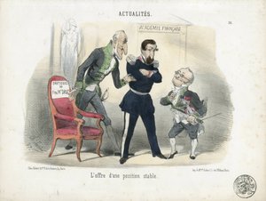 Ilustrace Charles Vernier (? -1887) v Le Charivari od Charles Vernier