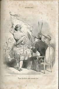 Ilustrace Charles Vernier (? -1887) v Le Charivari od Charles Vernier