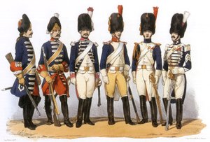 Uniformy ve francouzské armádě: koňští granátníci
