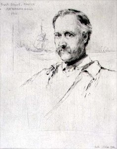 Sir Frank Short (1857-1945) malíř a rytec, mistr cechu uměleckých dělníků v roce 1901 od Charles Watson