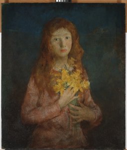 Host of Golden Daffodils, před rokem 1927 (olej na plátně nalepeném na kompoziční desce)