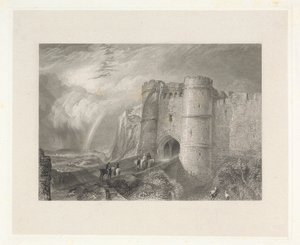 Hrad Carisbrook, Isle of Wight od Charles Westwood