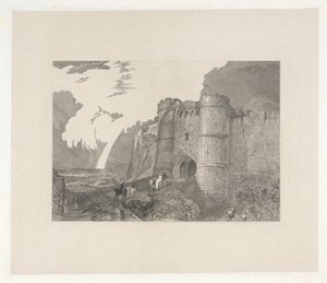 Carisbrook hrad, ostrov Wight od Charles Westwood