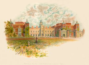 Hatfieldův dům, Hertfordshire - jižní fronta