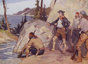 Mackenzie at the Pacific by the Overland Route (barevné lito)